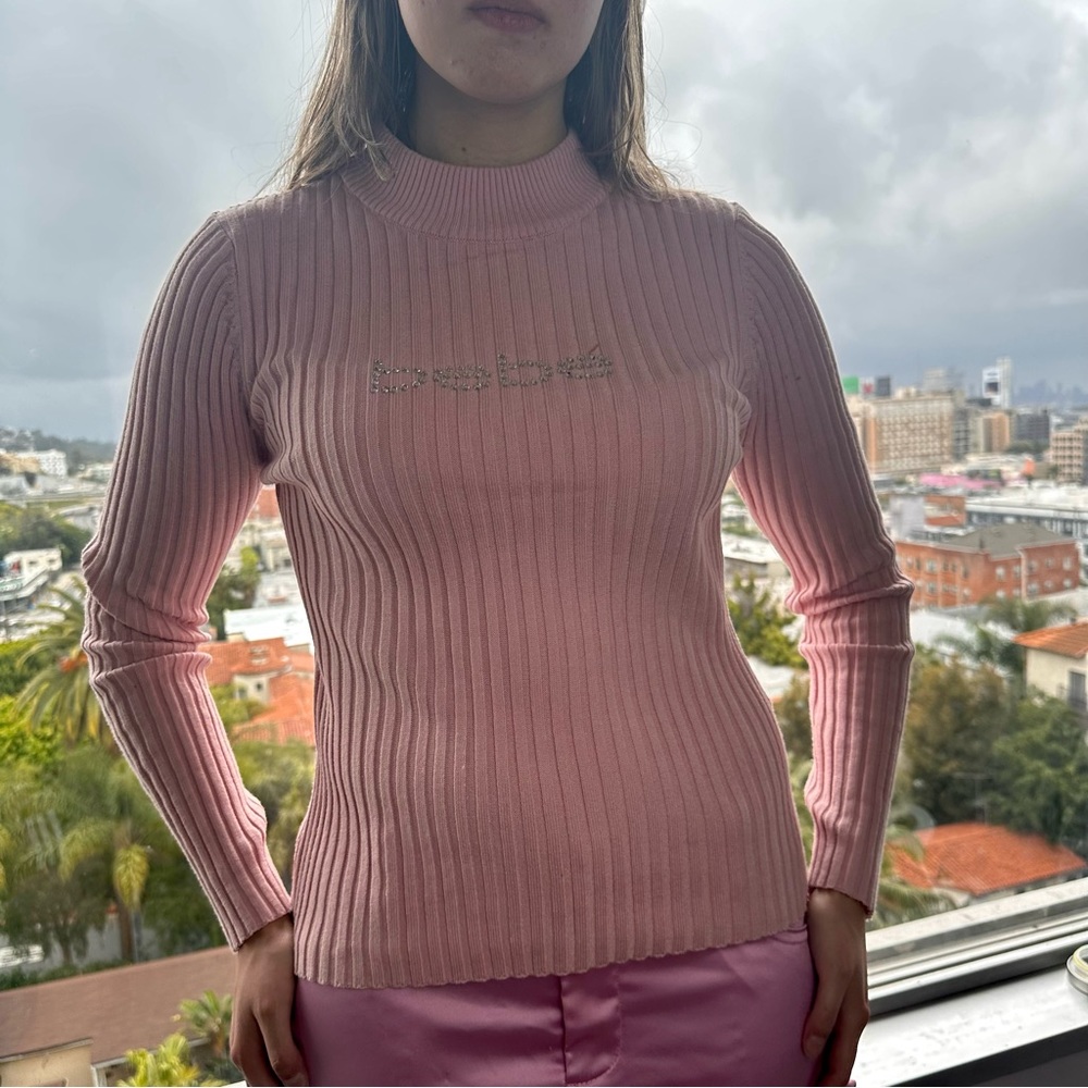 Pink Bebe Turtleneck